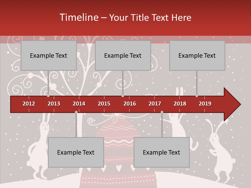 Gift December Greeting PowerPoint Template
