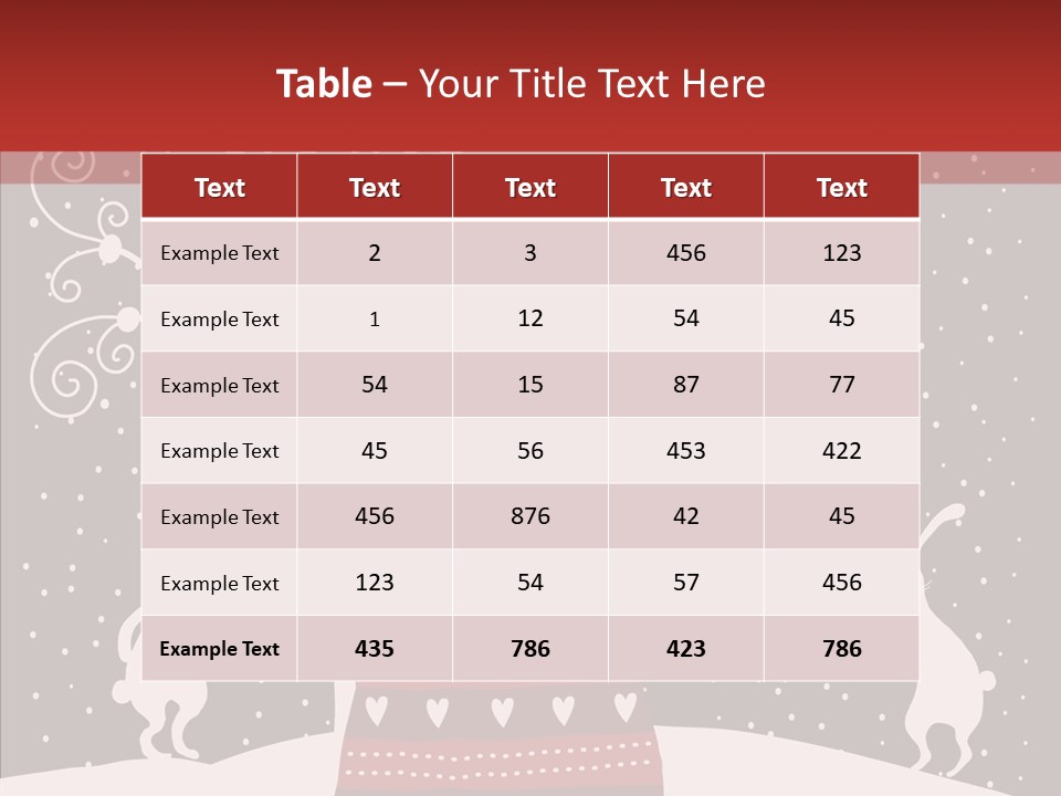 Gift December Greeting PowerPoint Template