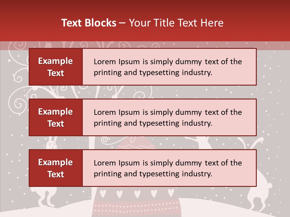 Gift December Greeting PowerPoint Template