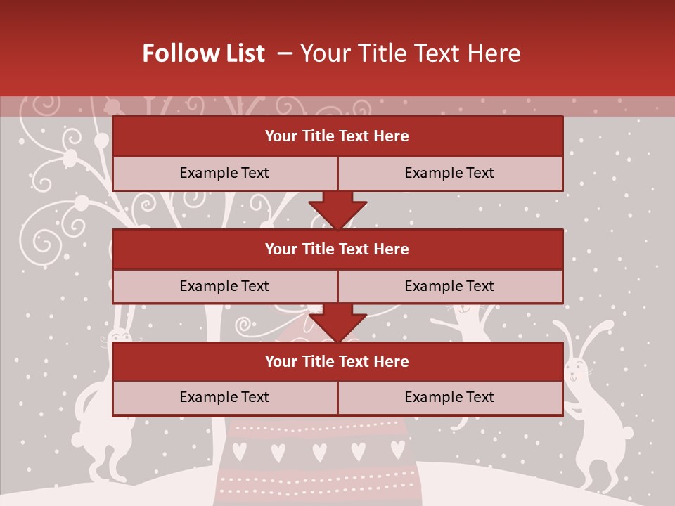 Gift December Greeting PowerPoint Template