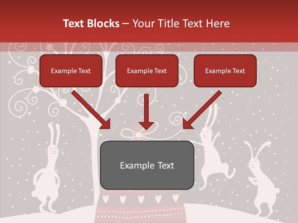 Gift December Greeting PowerPoint Template