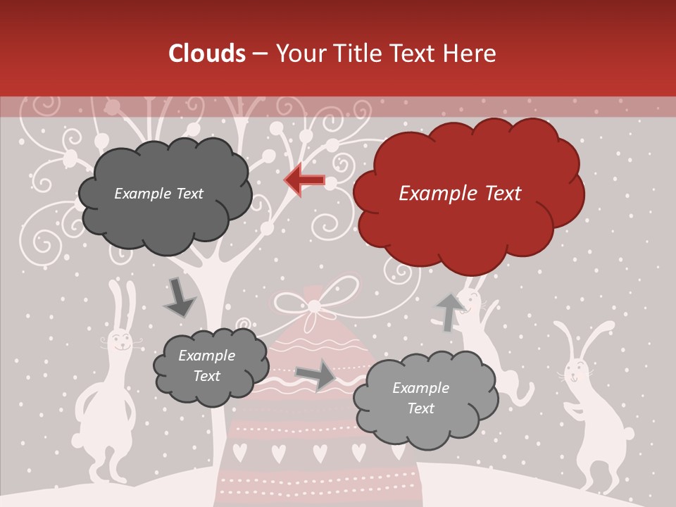 Gift December Greeting PowerPoint Template