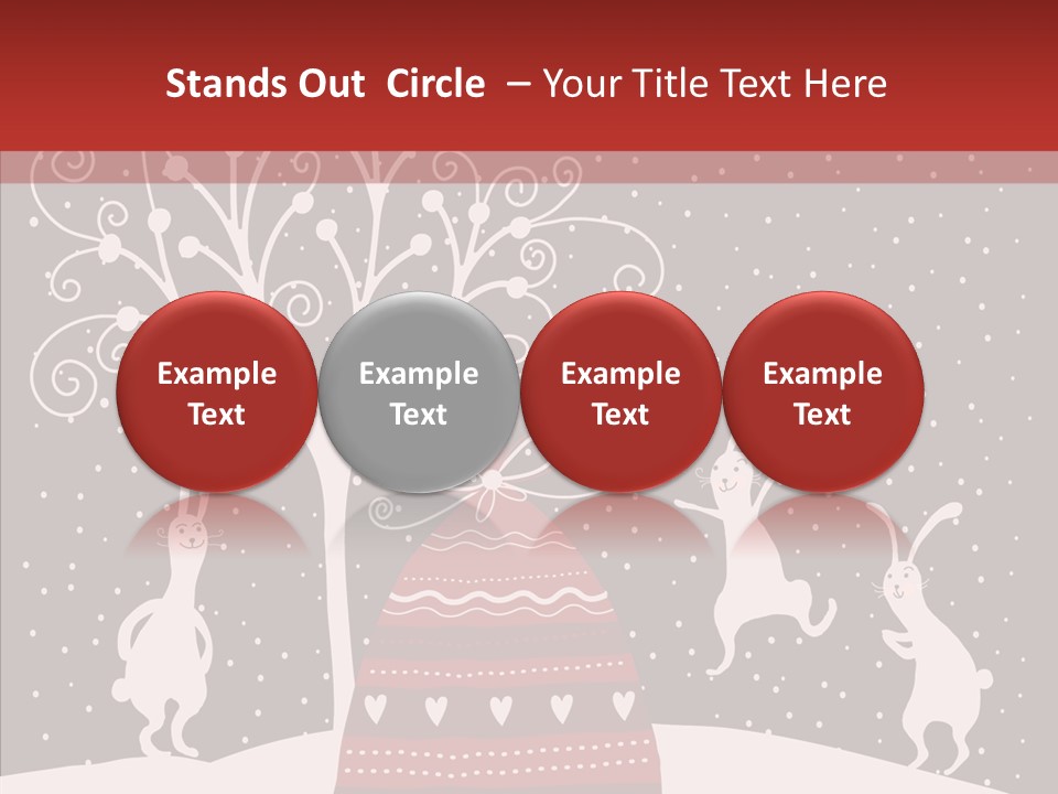 Gift December Greeting PowerPoint Template