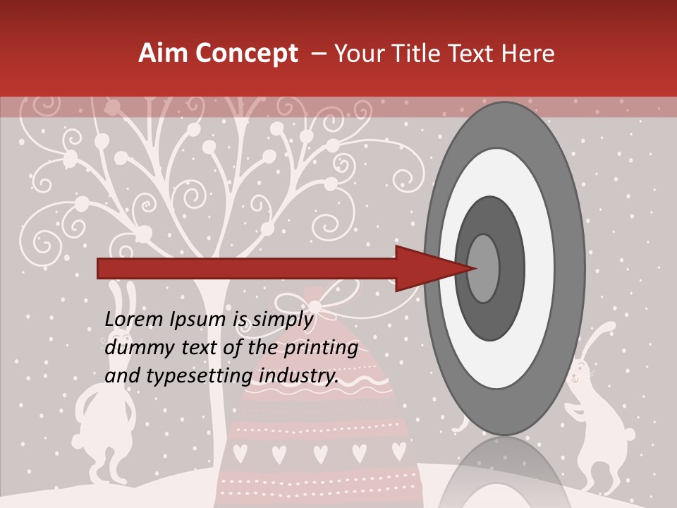 Gift December Greeting PowerPoint Template