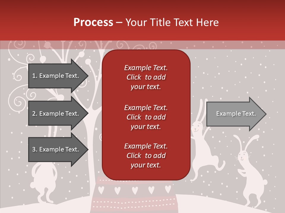 Gift December Greeting PowerPoint Template
