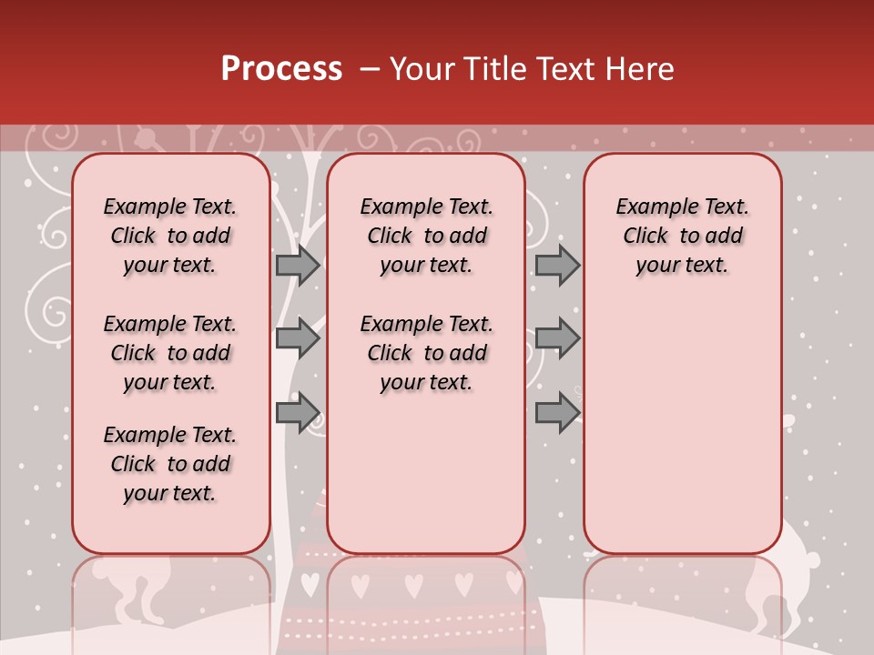Gift December Greeting PowerPoint Template