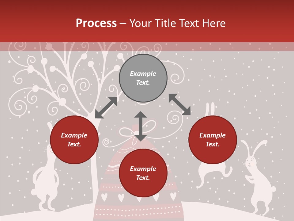 Gift December Greeting PowerPoint Template