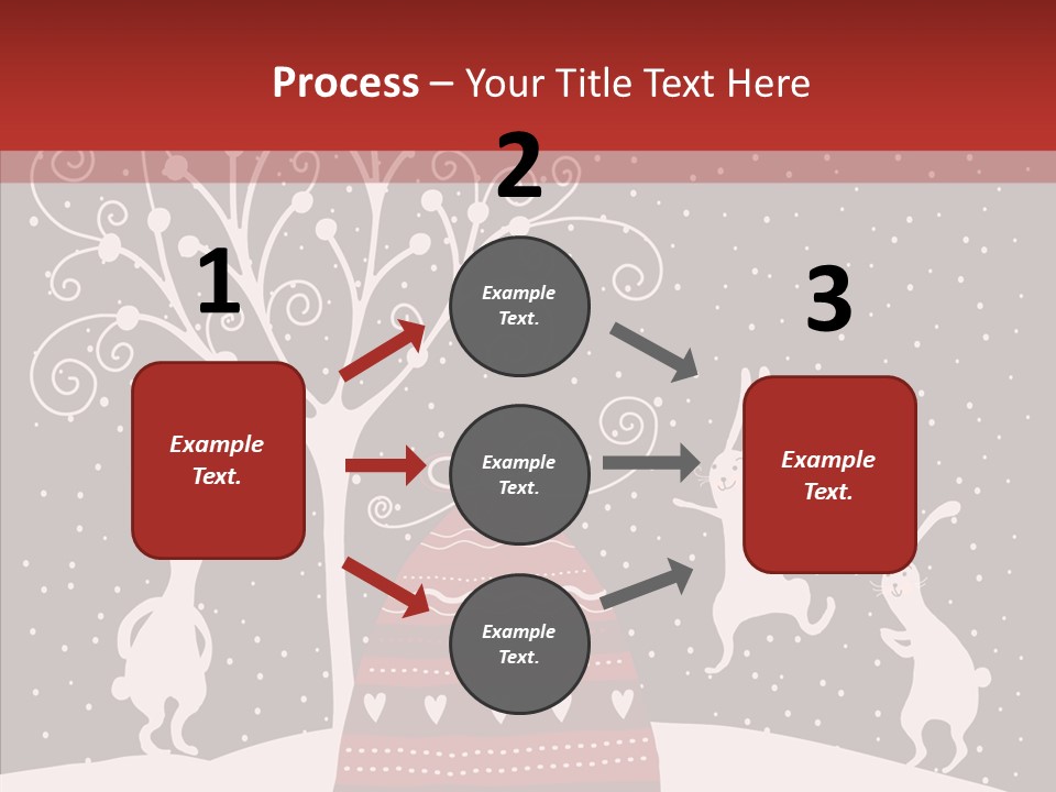 Gift December Greeting PowerPoint Template