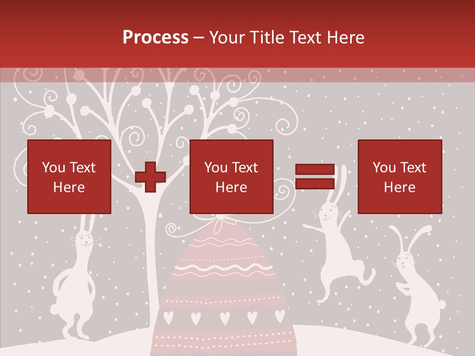 Gift December Greeting PowerPoint Template