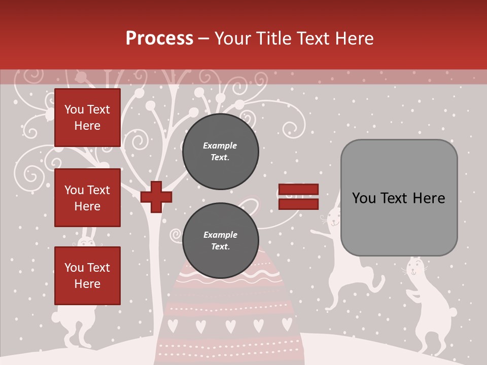 Gift December Greeting PowerPoint Template