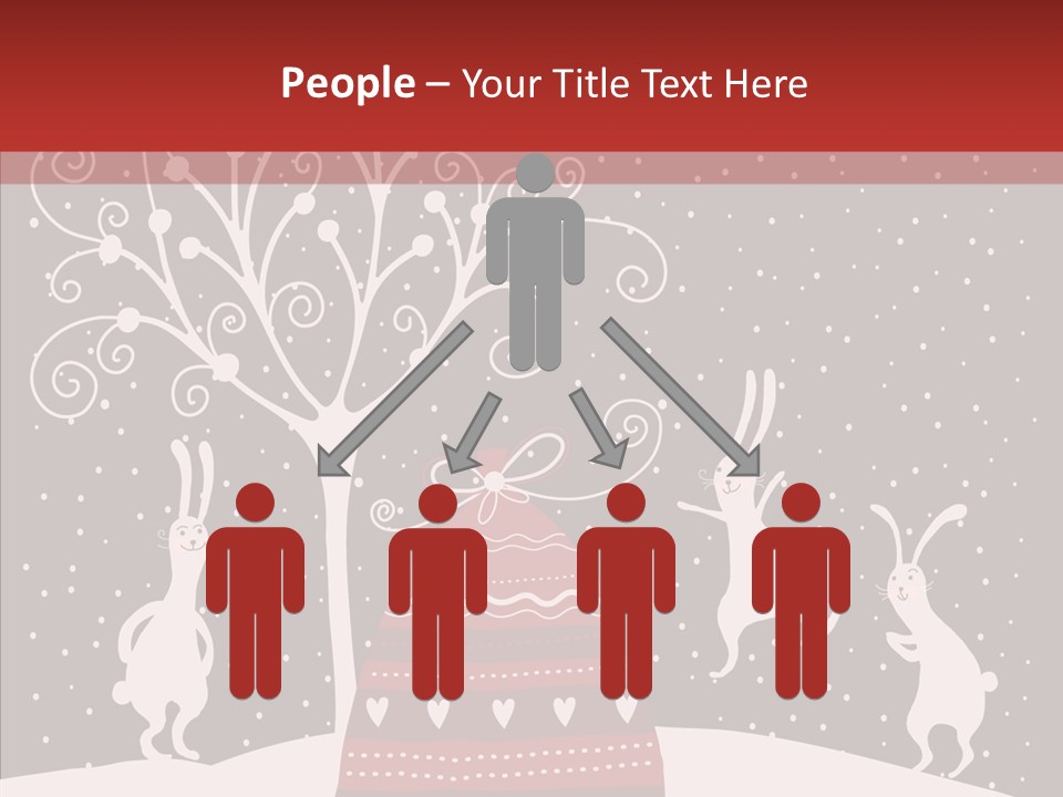 Gift December Greeting PowerPoint Template