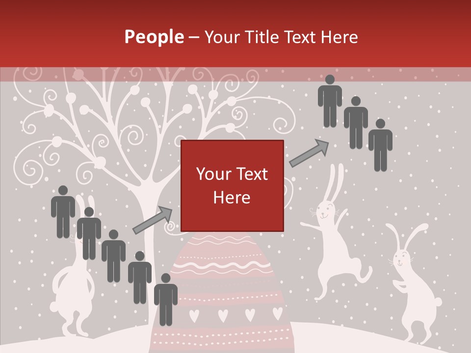 Gift December Greeting PowerPoint Template