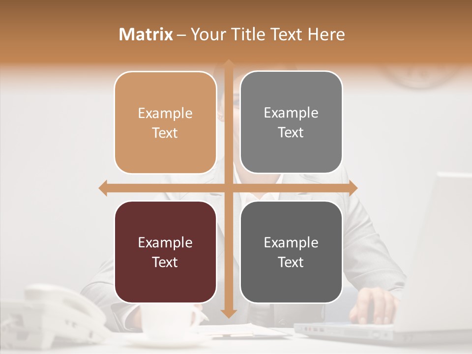 Looking Cheerful Bu Ine PowerPoint Template