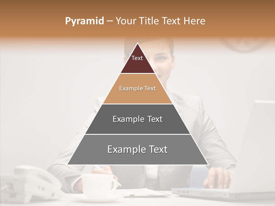 Looking Cheerful Bu Ine PowerPoint Template