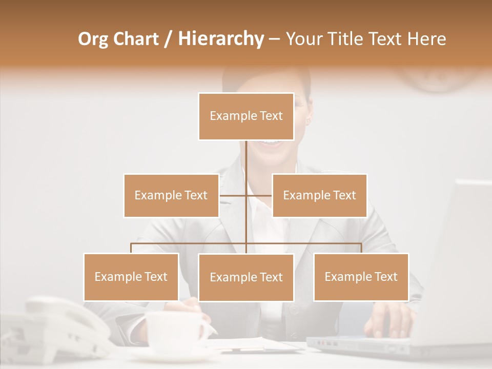 Looking Cheerful Bu Ine PowerPoint Template