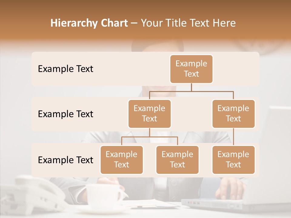 Looking Cheerful Bu Ine PowerPoint Template