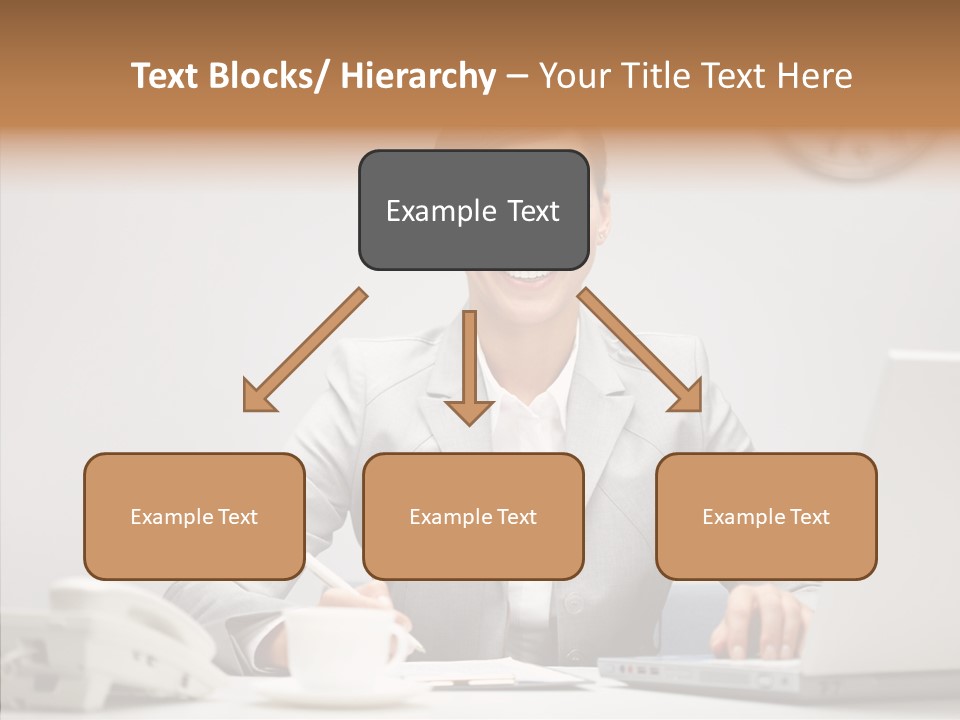 Looking Cheerful Bu Ine PowerPoint Template