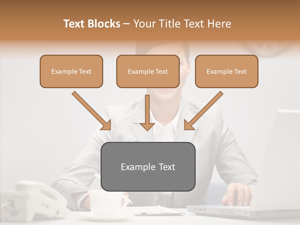 Looking Cheerful Bu Ine PowerPoint Template