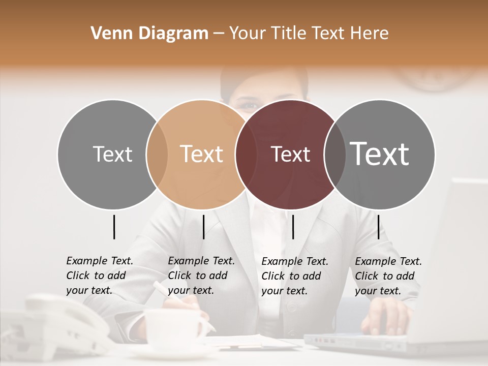 Looking Cheerful Bu Ine PowerPoint Template