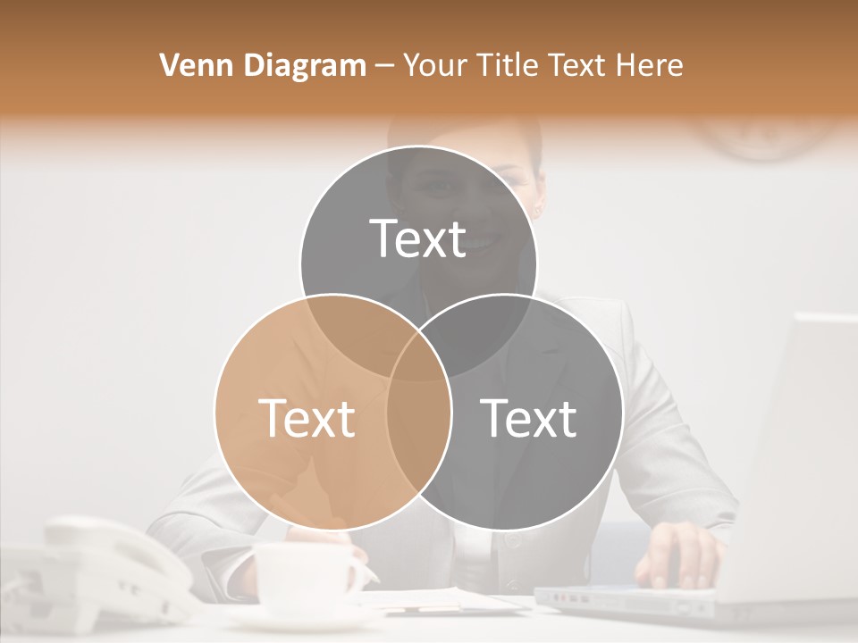 Looking Cheerful Bu Ine PowerPoint Template