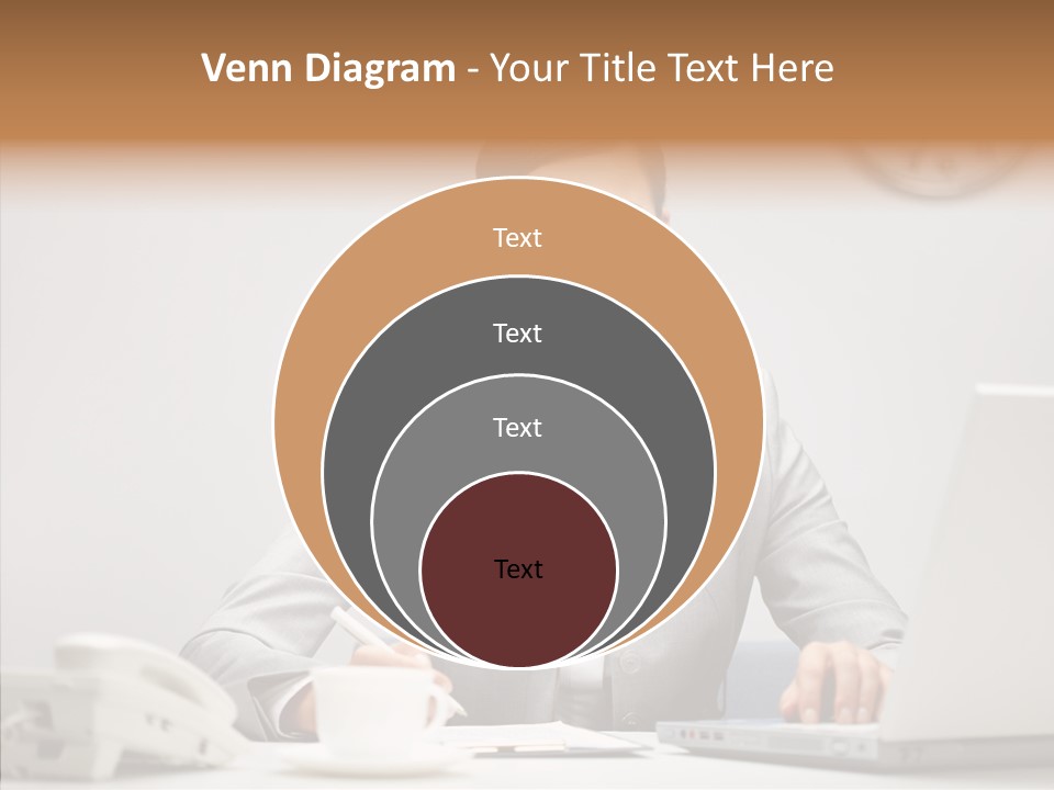 Looking Cheerful Bu Ine PowerPoint Template