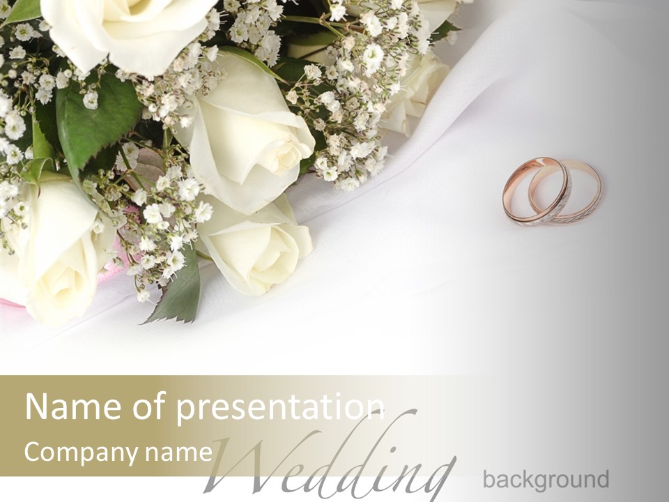 Metal Anniversary Bridal PowerPoint Template