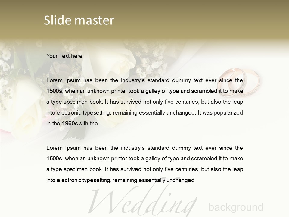 Metal Anniversary Bridal PowerPoint Template