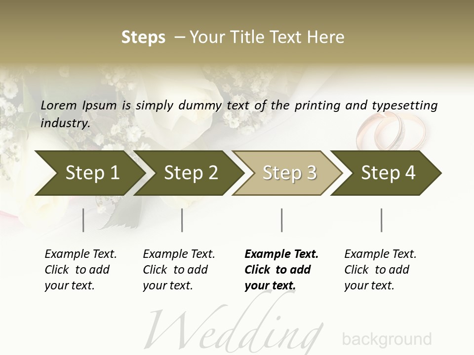 Metal Anniversary Bridal PowerPoint Template