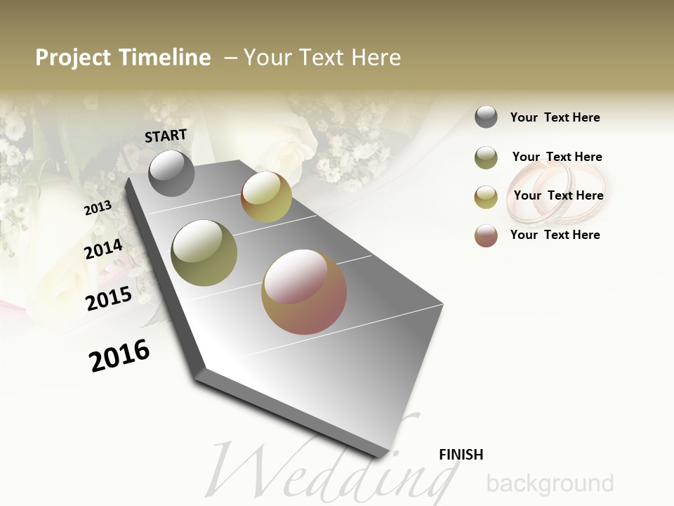 Metal Anniversary Bridal PowerPoint Template