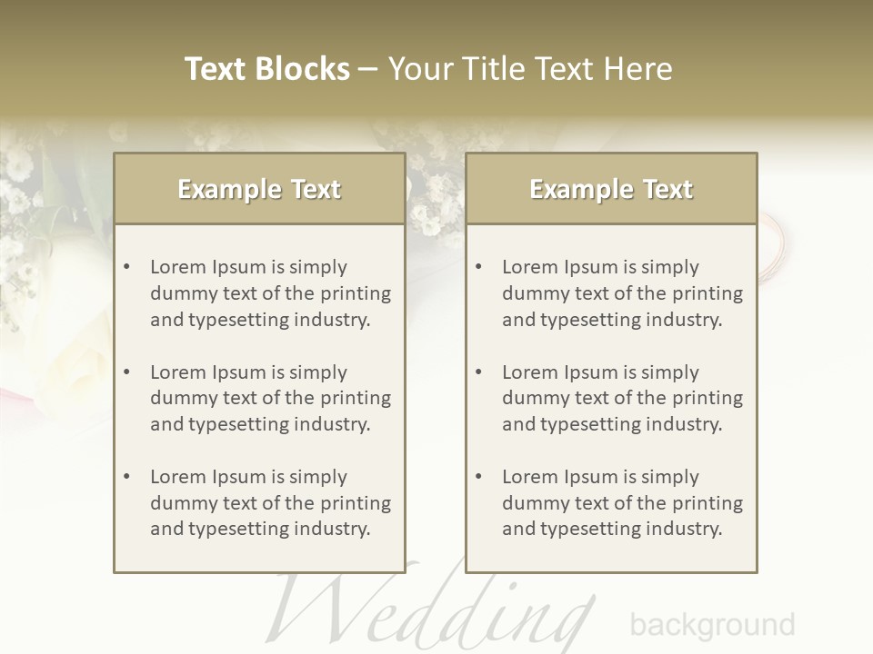 Metal Anniversary Bridal PowerPoint Template