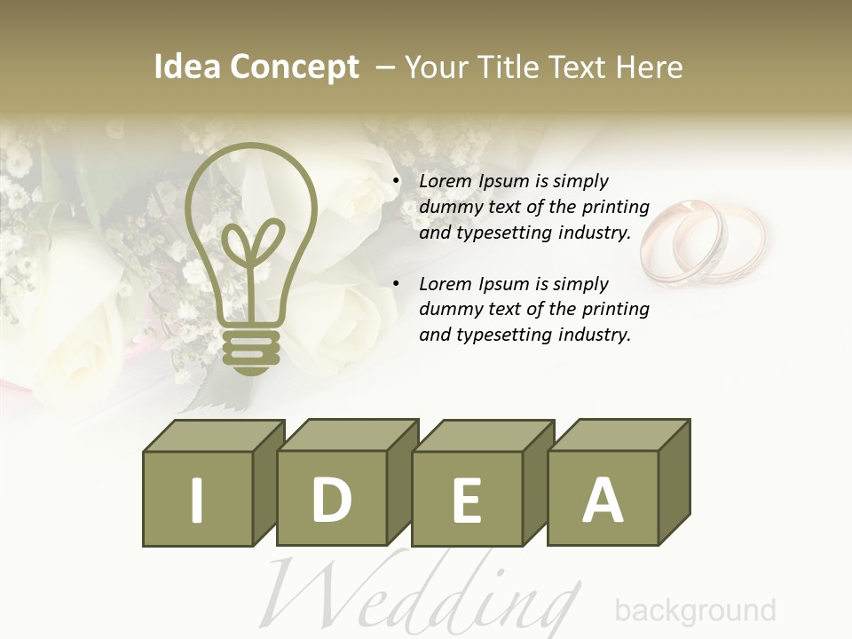 Metal Anniversary Bridal PowerPoint Template