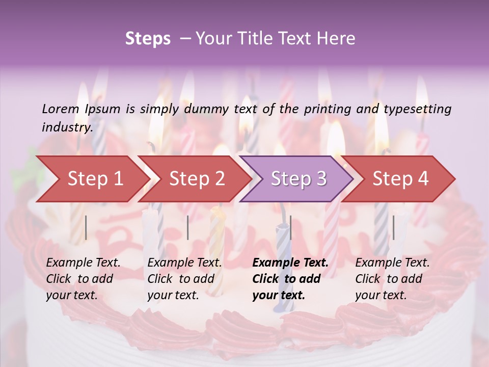 Colorful Sweet Close PowerPoint Template