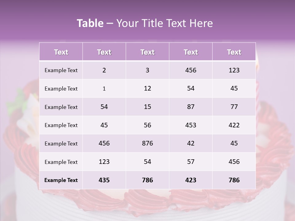 Colorful Sweet Close PowerPoint Template