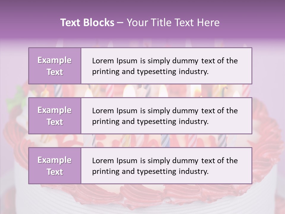 Colorful Sweet Close PowerPoint Template