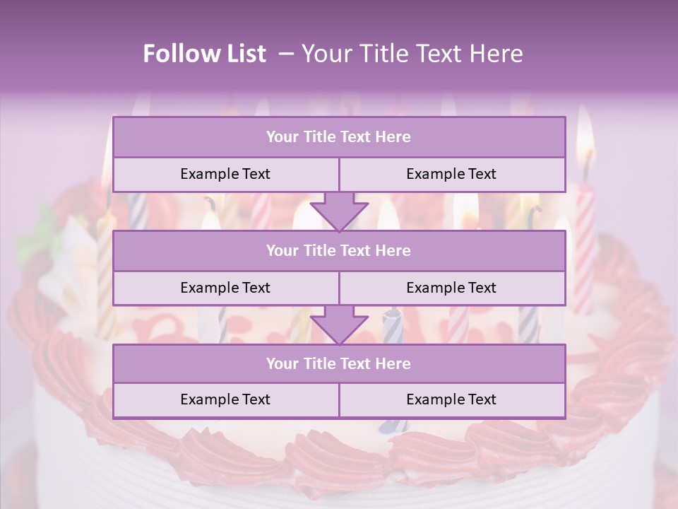Colorful Sweet Close PowerPoint Template
