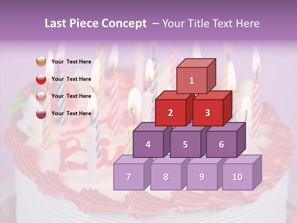 Colorful Sweet Close PowerPoint Template