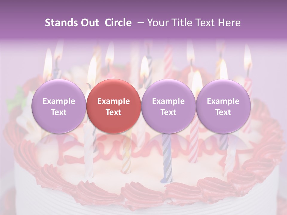 Colorful Sweet Close PowerPoint Template