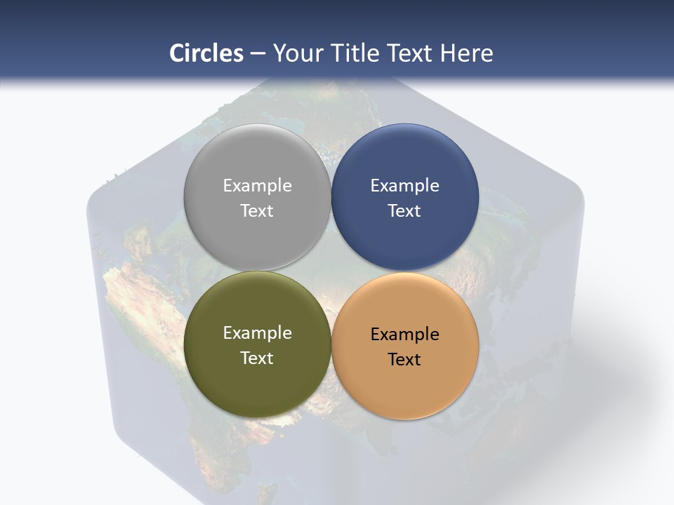 Elevation Bottom Map PowerPoint Template