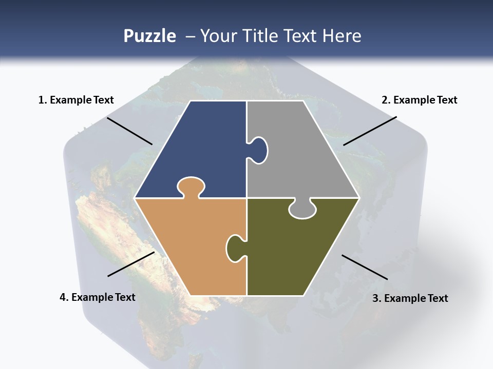 Elevation Bottom Map PowerPoint Template