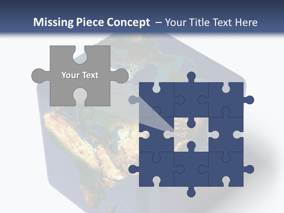 Elevation Bottom Map PowerPoint Template