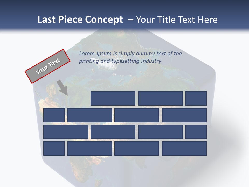 Elevation Bottom Map PowerPoint Template