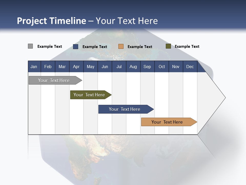 Elevation Bottom Map PowerPoint Template