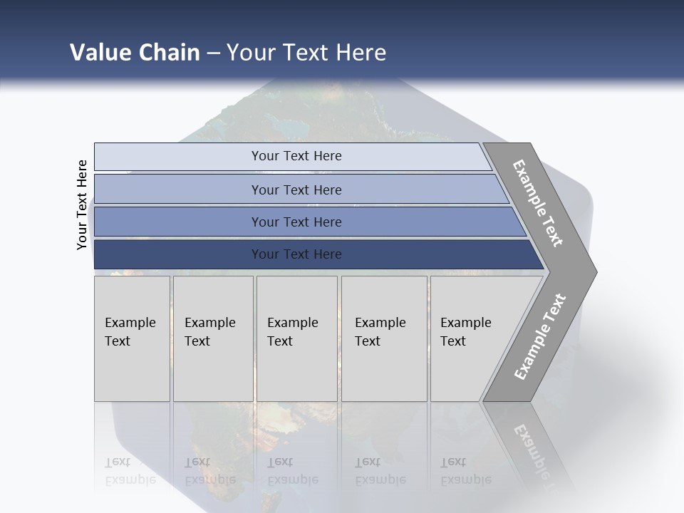 Elevation Bottom Map PowerPoint Template