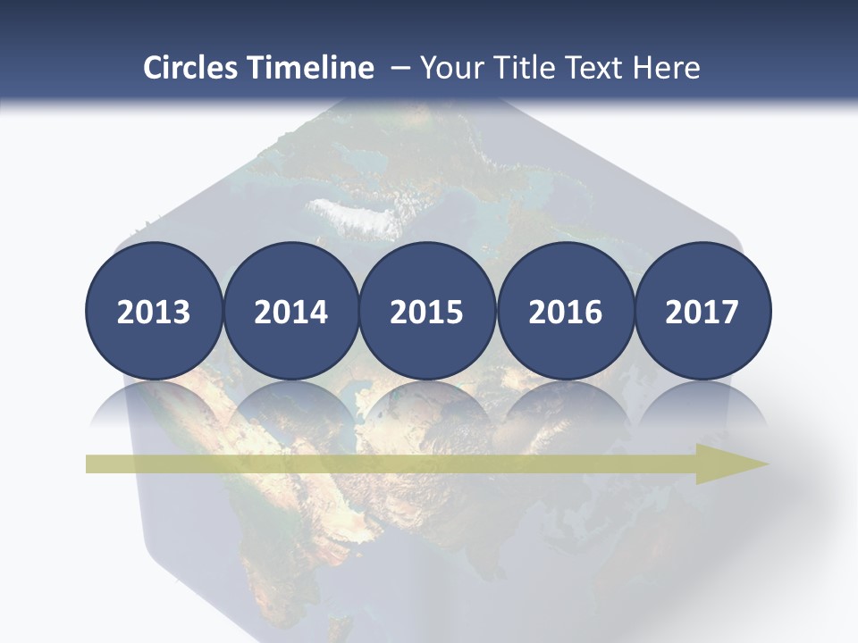 Elevation Bottom Map PowerPoint Template