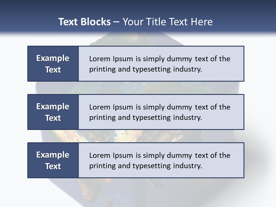 Elevation Bottom Map PowerPoint Template