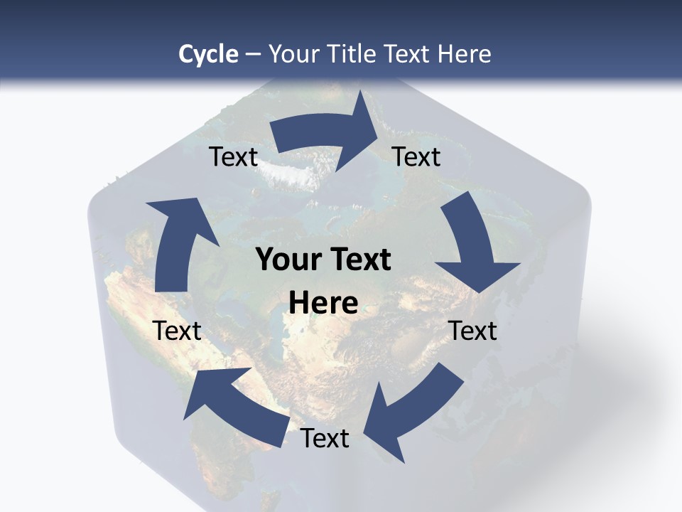 Elevation Bottom Map PowerPoint Template