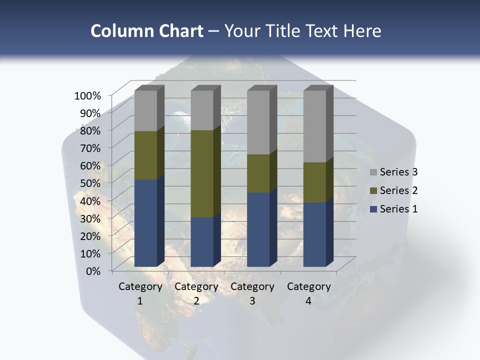 Elevation Bottom Map PowerPoint Template