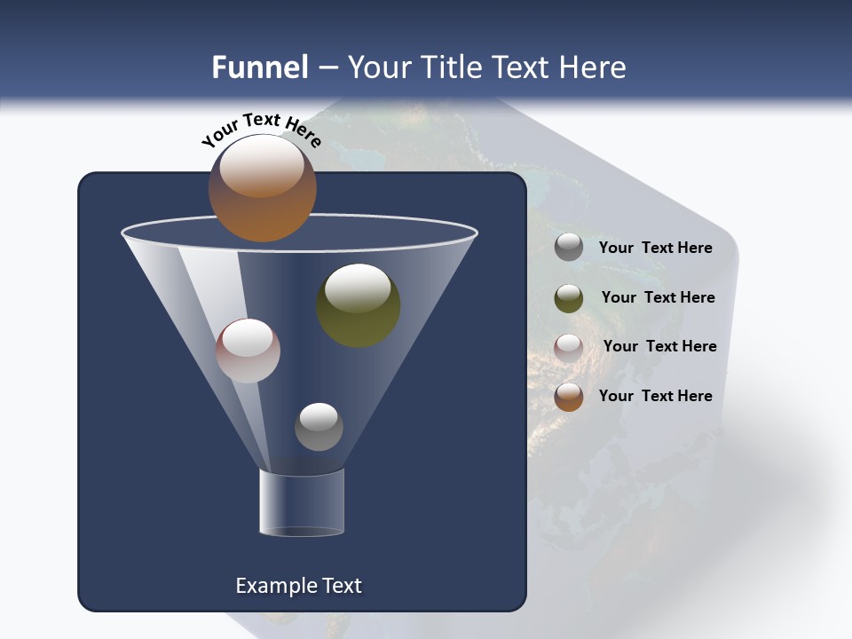 Elevation Bottom Map PowerPoint Template