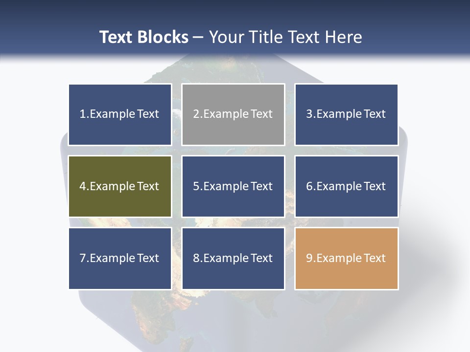 Elevation Bottom Map PowerPoint Template