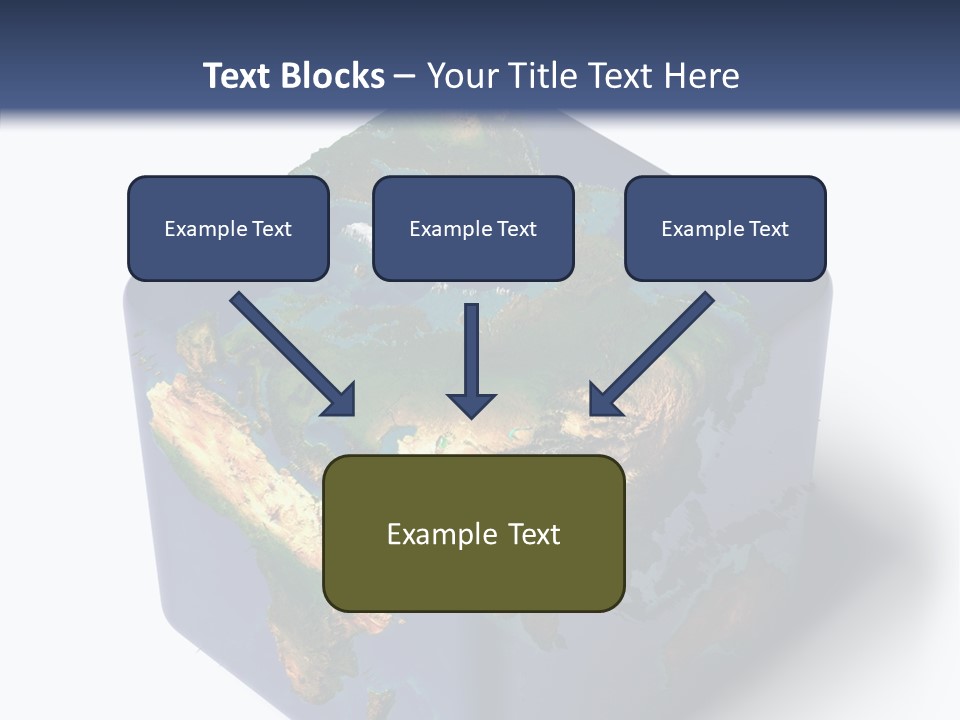 Elevation Bottom Map PowerPoint Template